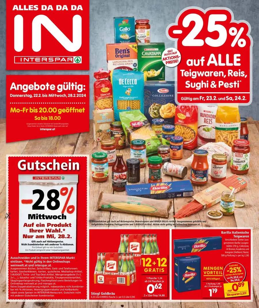 Angebote Interspar Restaurant