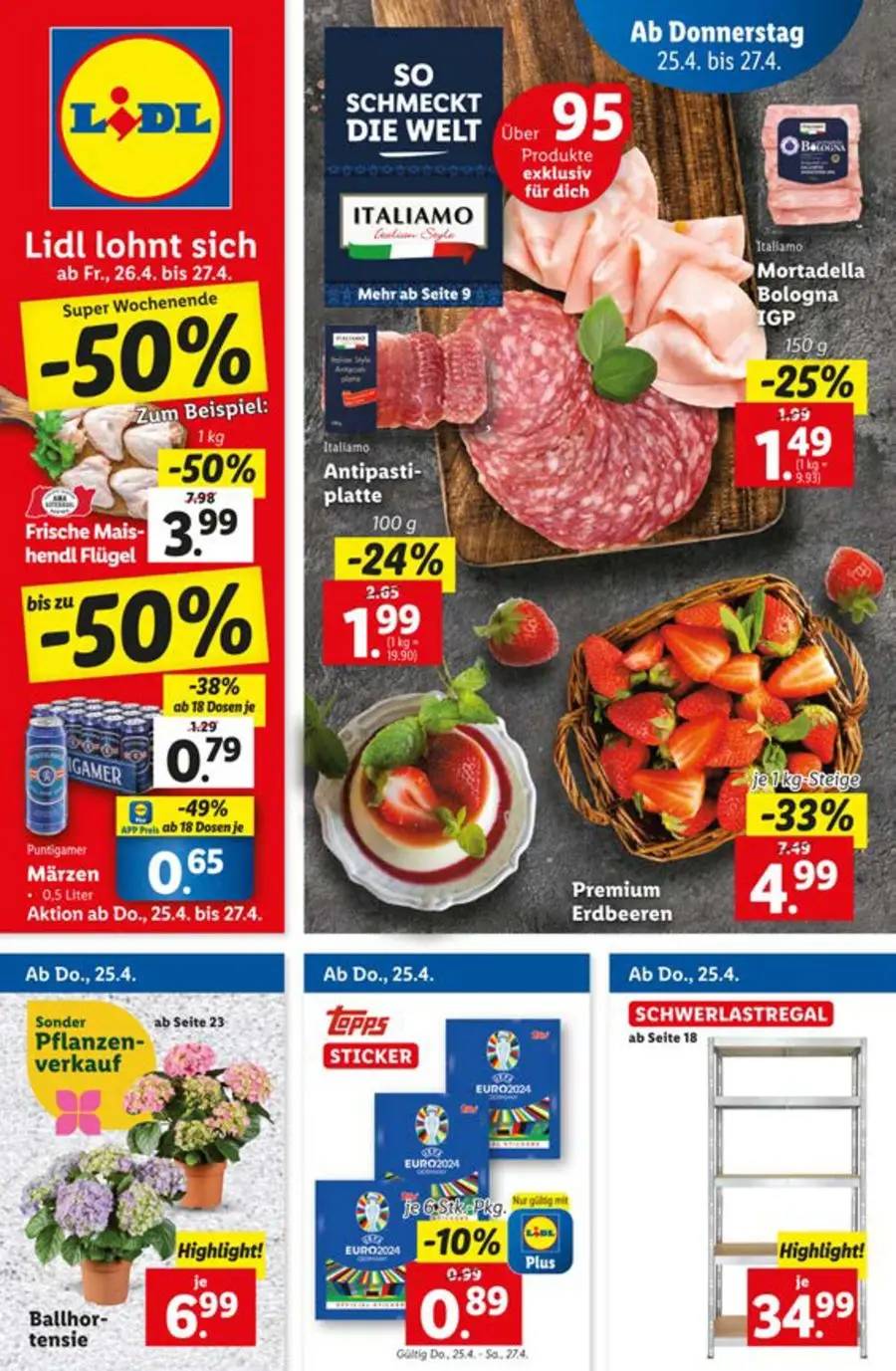 Flugblatt de Aktionen Lidl