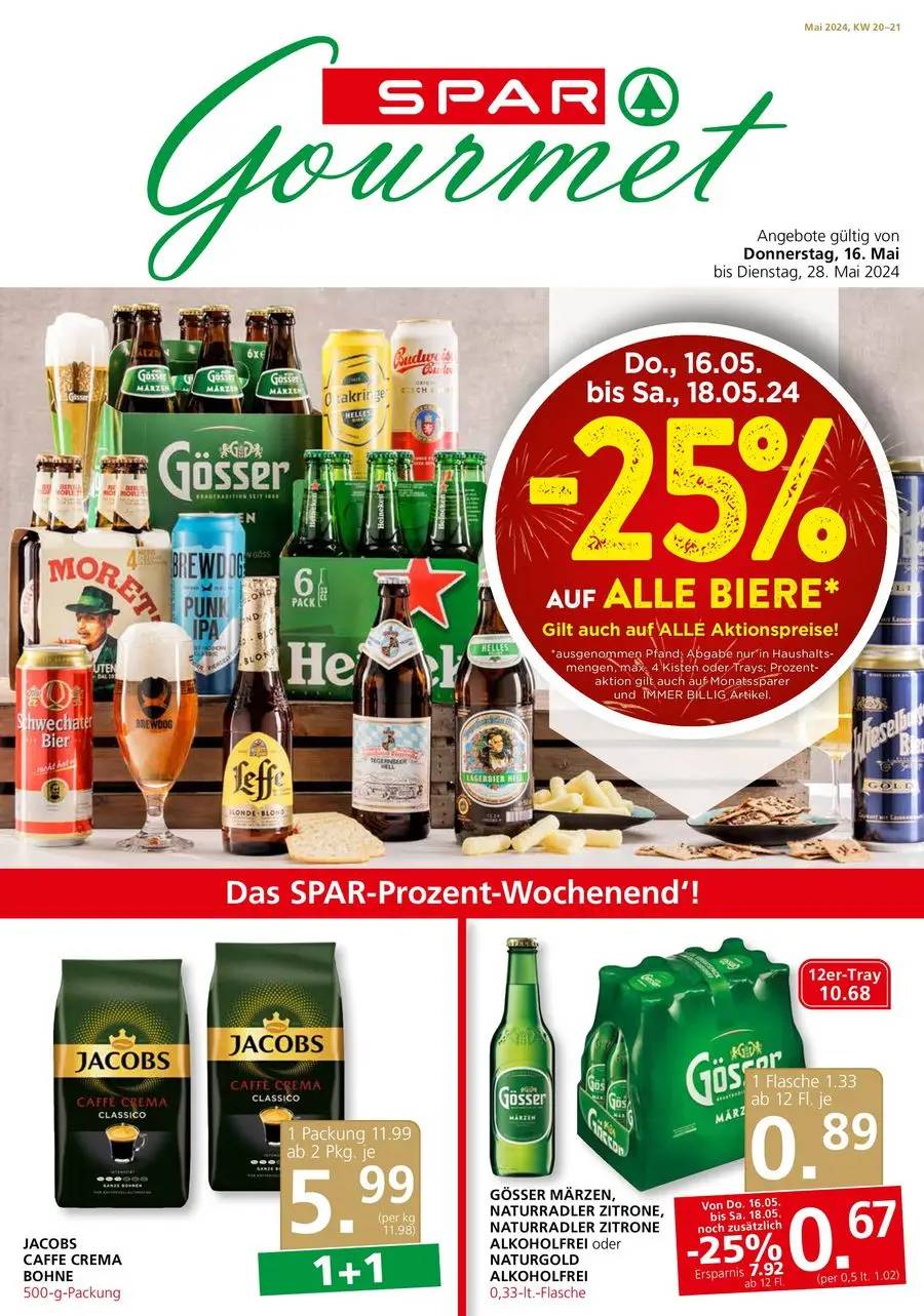 SPAR-Gourmet flugblatt