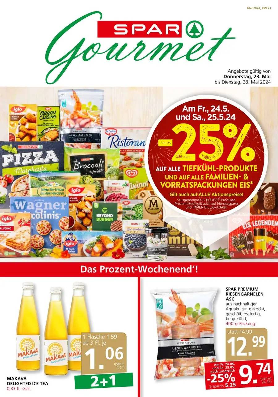 SPAR-Gourmet flugblatt