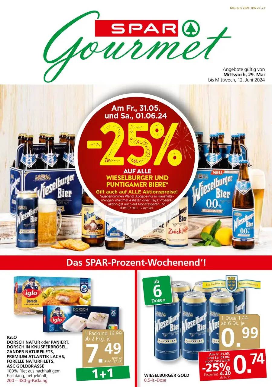 SPAR-Gourmet flugblatt Bis 12. Juni