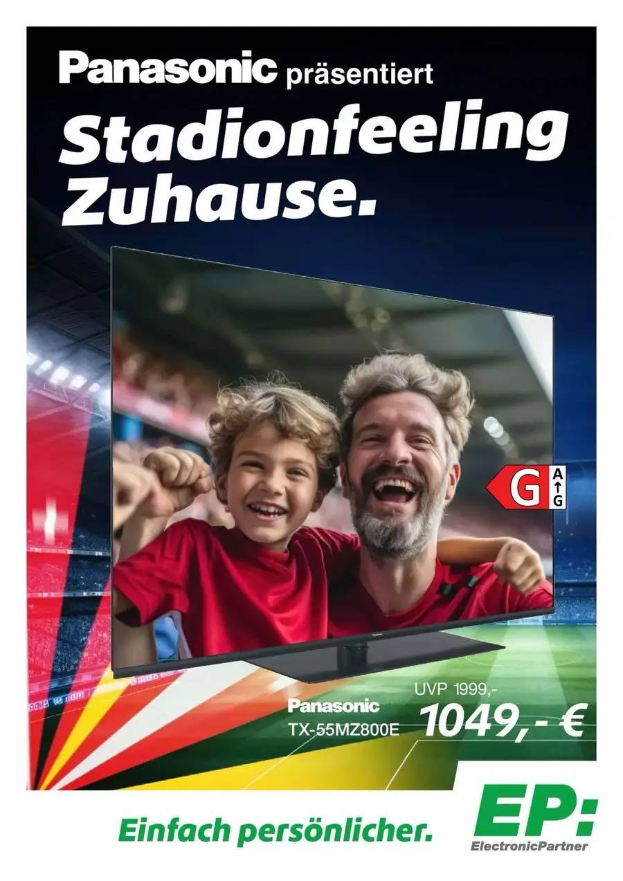 Stadionfeeling Zuhause