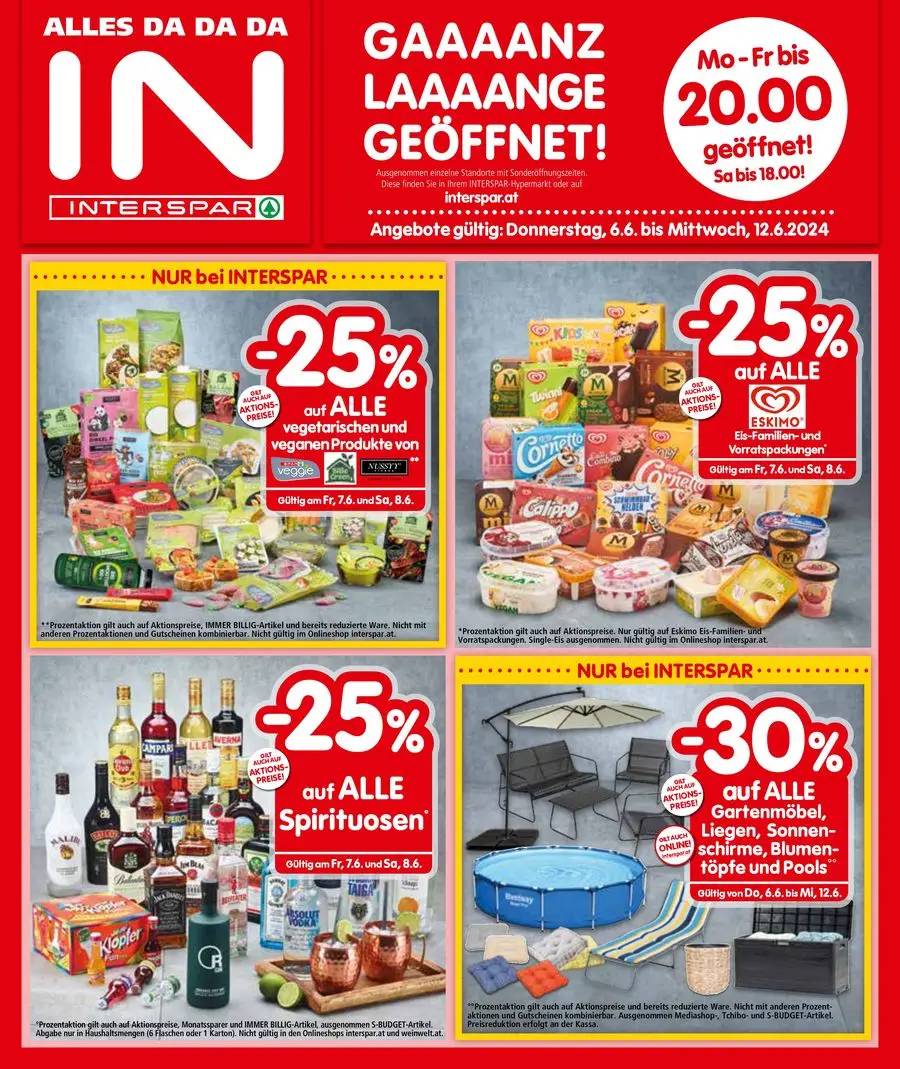 Interspar Restaurant flugblatt