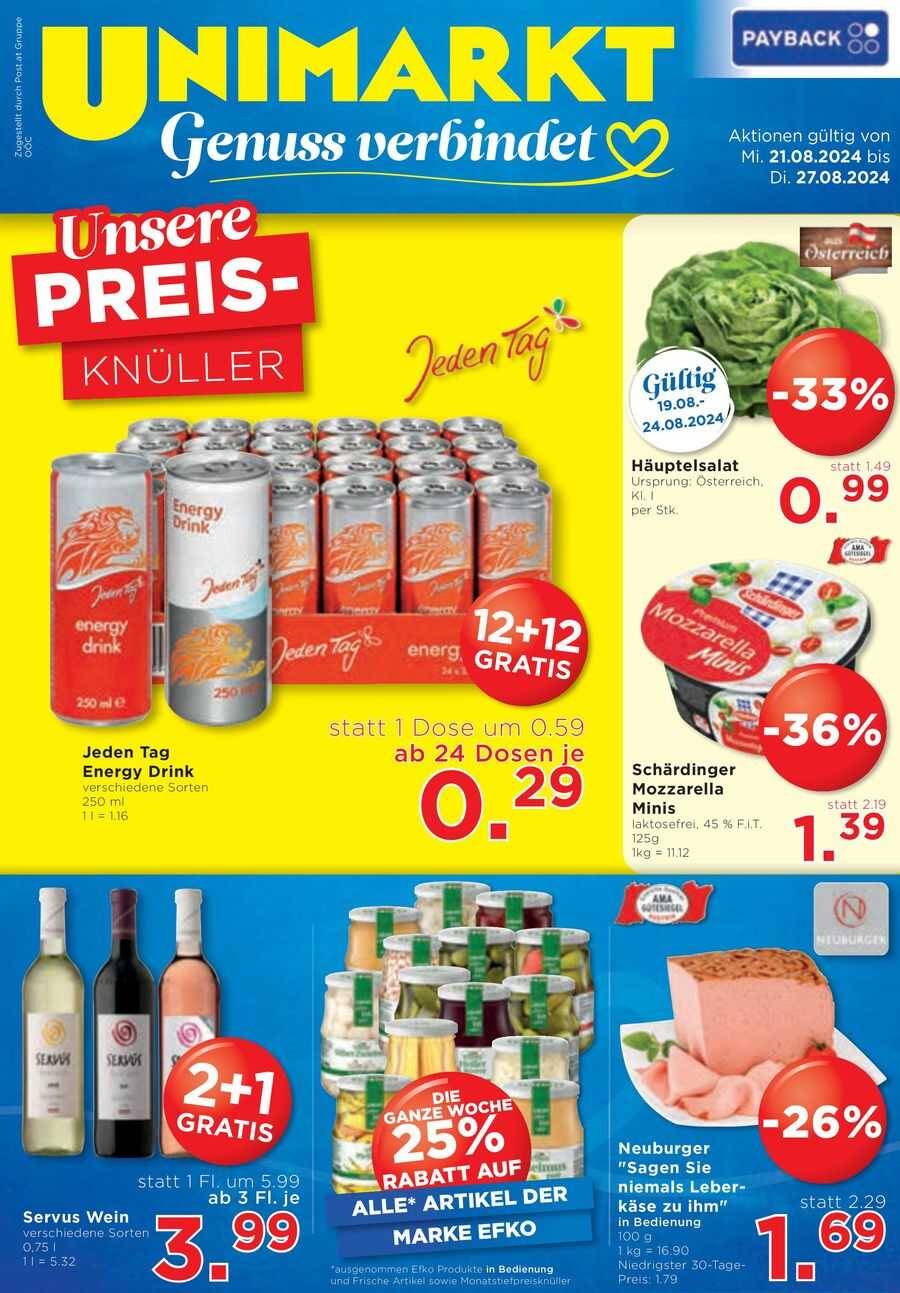 Tolles Angebot für alle Kunden