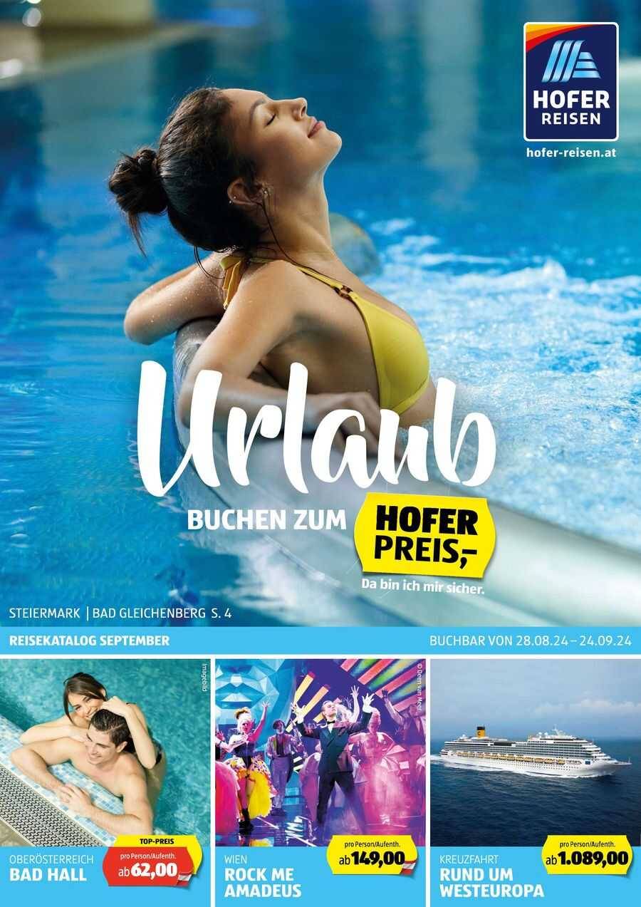 Blättern Sie online im HOFER REISEN Katalog