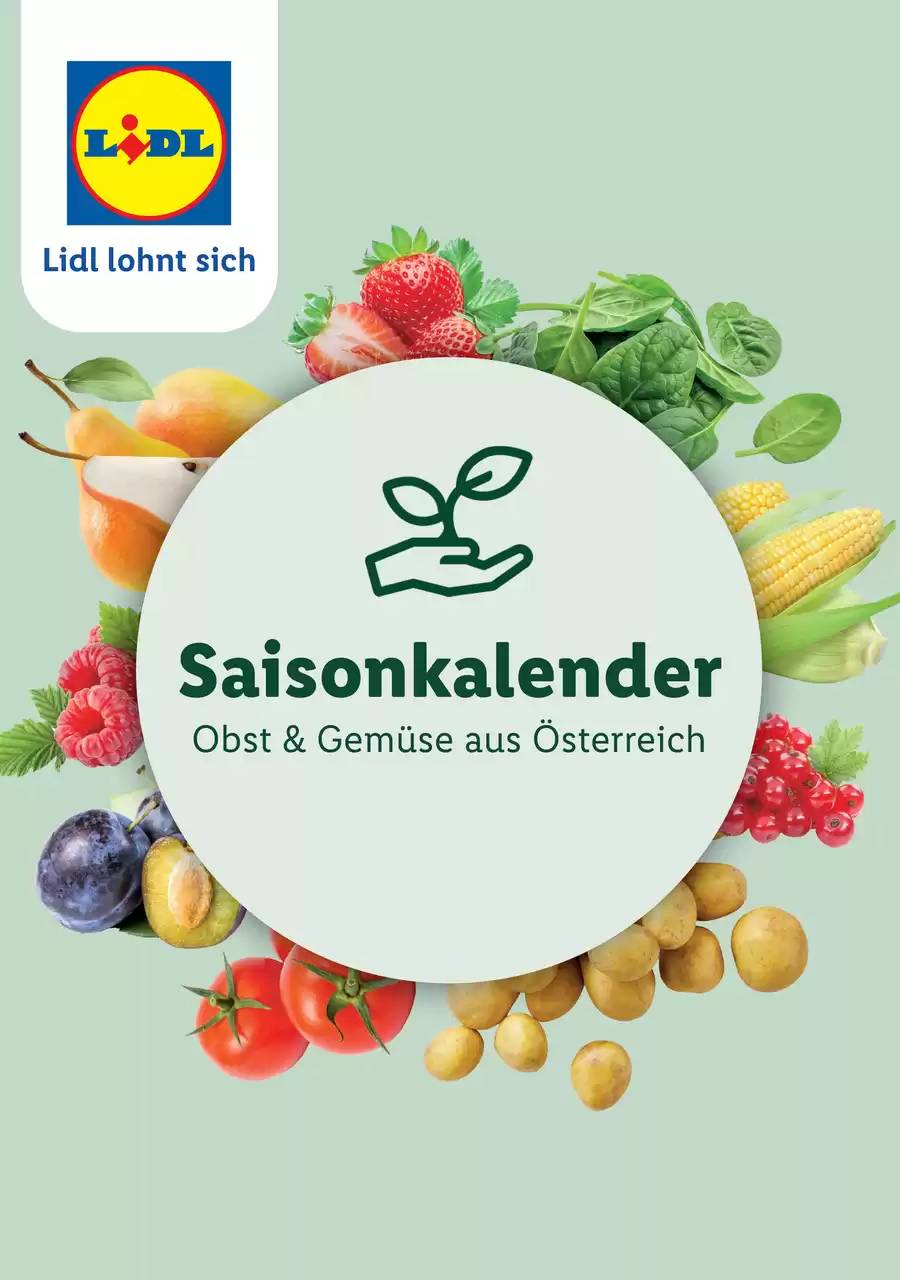 Sonderflyer Saisonkalender