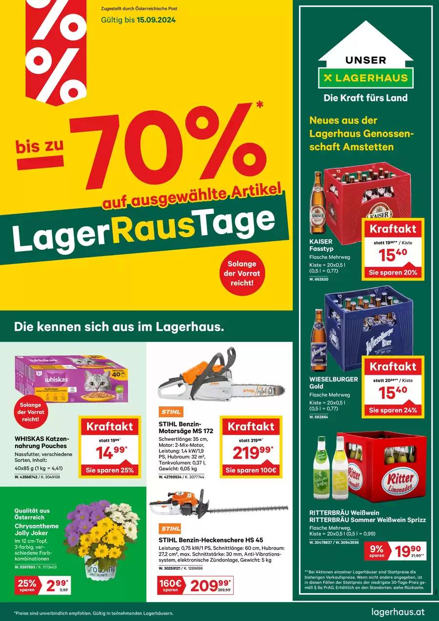 Lagerhaus Flugblatt September 2024