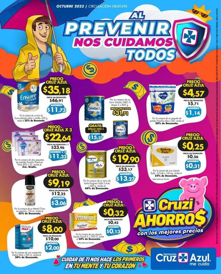 Farmacias Cruz Azul Octubre