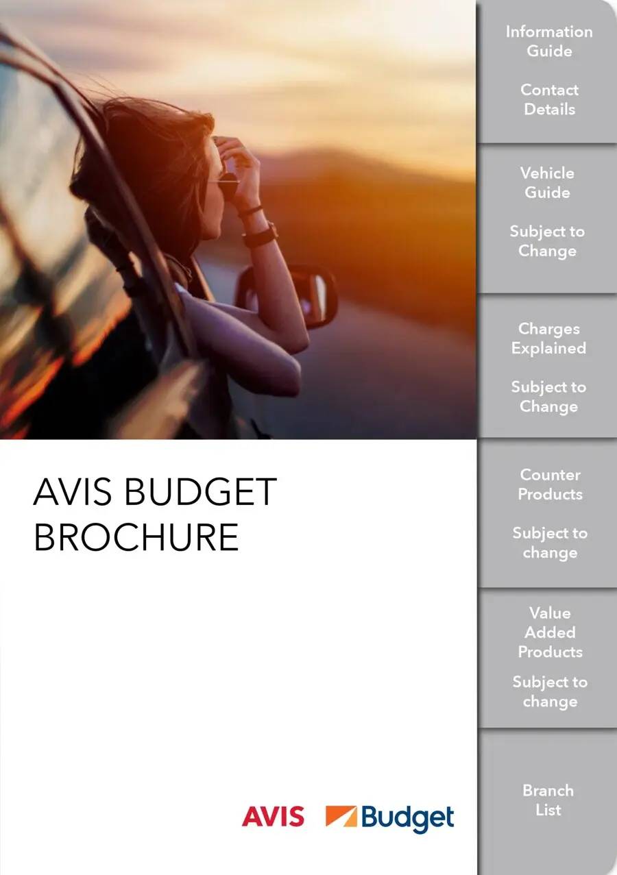 Avis Budget Brochure