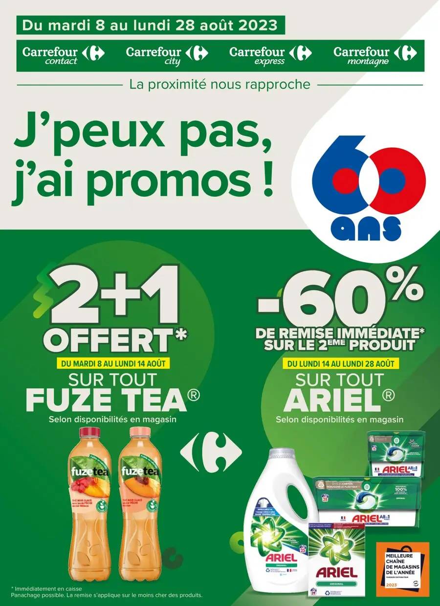 J'peux pas, j'ai promos du 8 au 28 août 2023 !