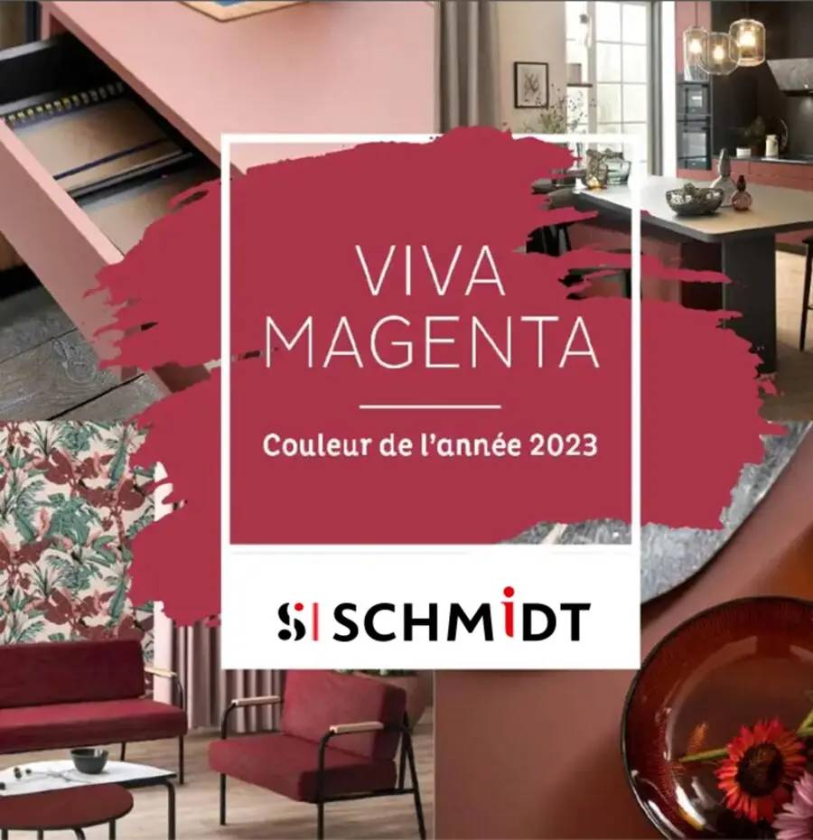 Viva Magenta couleur de l'anne 2023