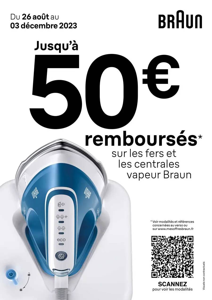 Jusqu'à 50€ remboursés !