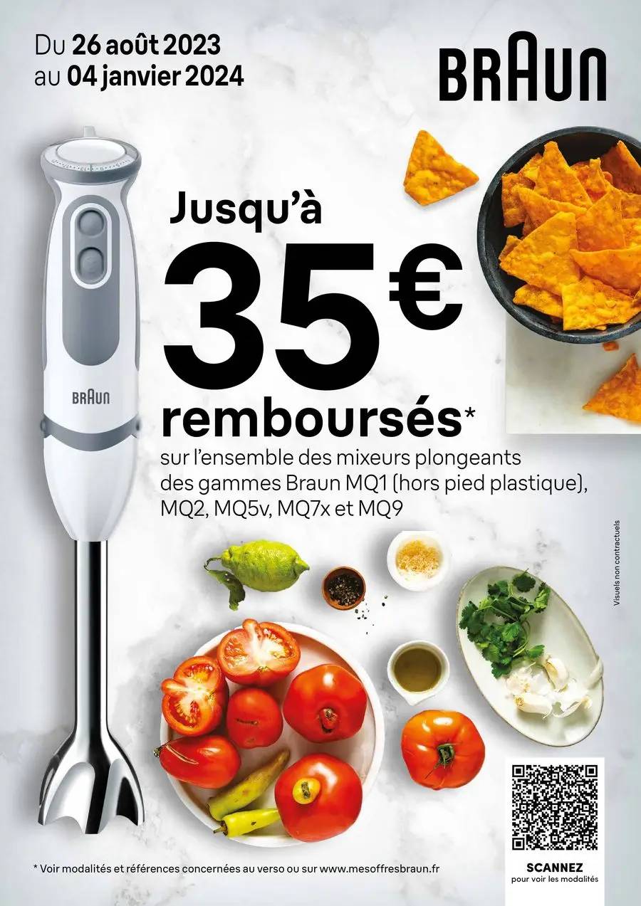 Jusqu'à 35€ remboursés !