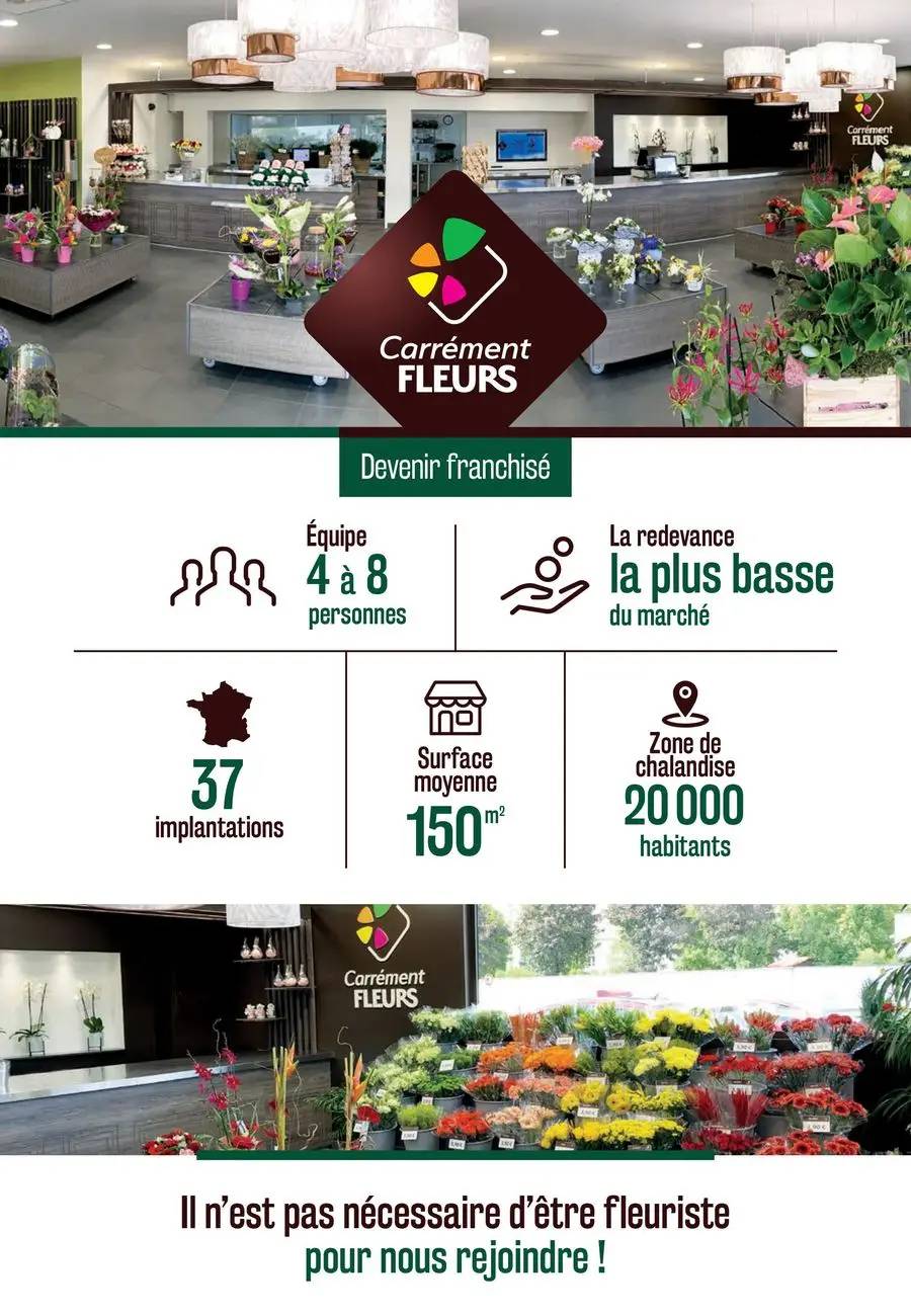 Il n'est pas nécessaire d'être fleuriste pour nous rejoindre !