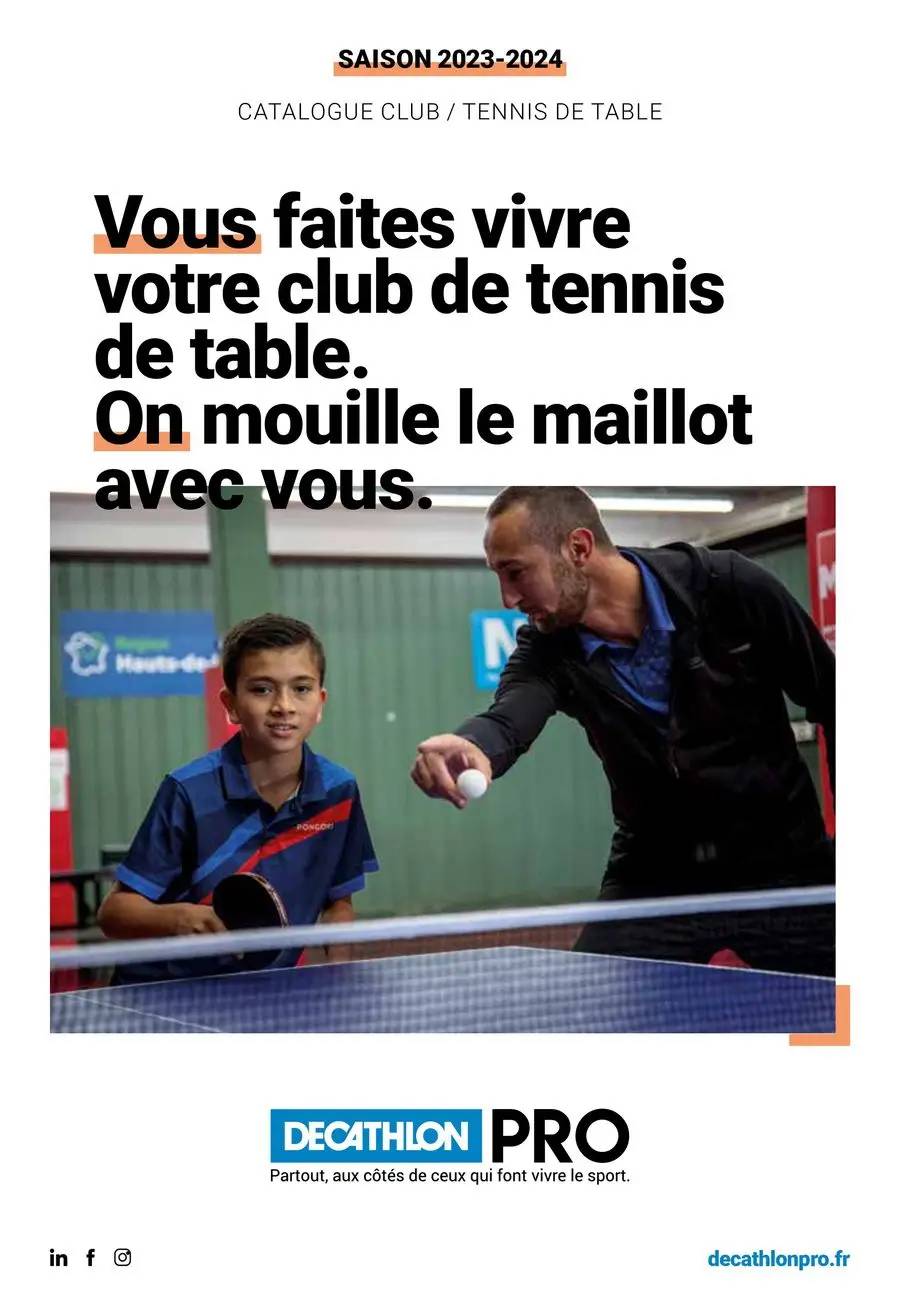 Vous faites vivre votre club de tennis de table. On mouille le maillot avec vous