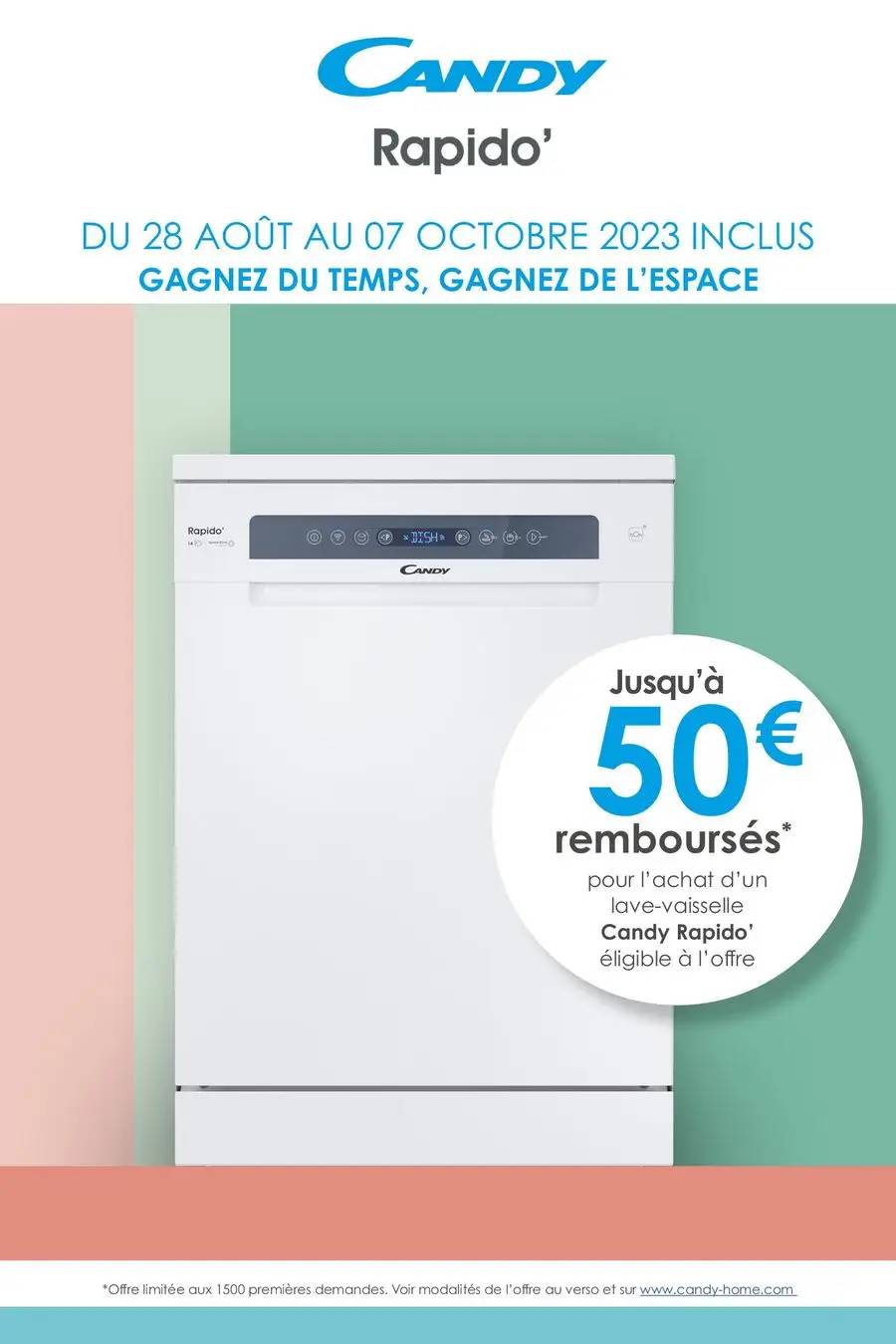 Jusqu'à 50€ remboursés !