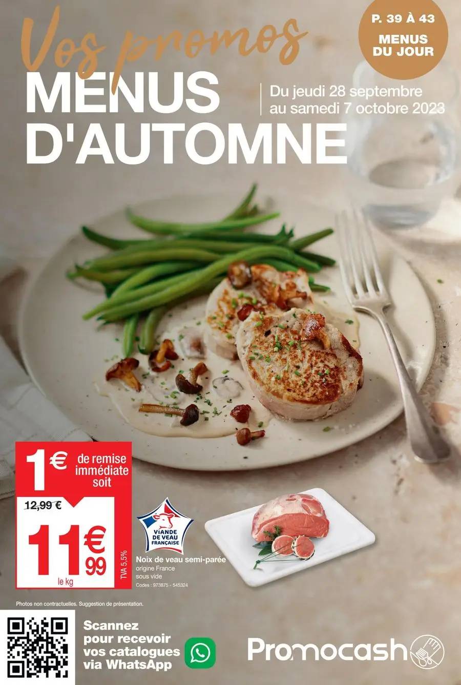 Menus d'Automne