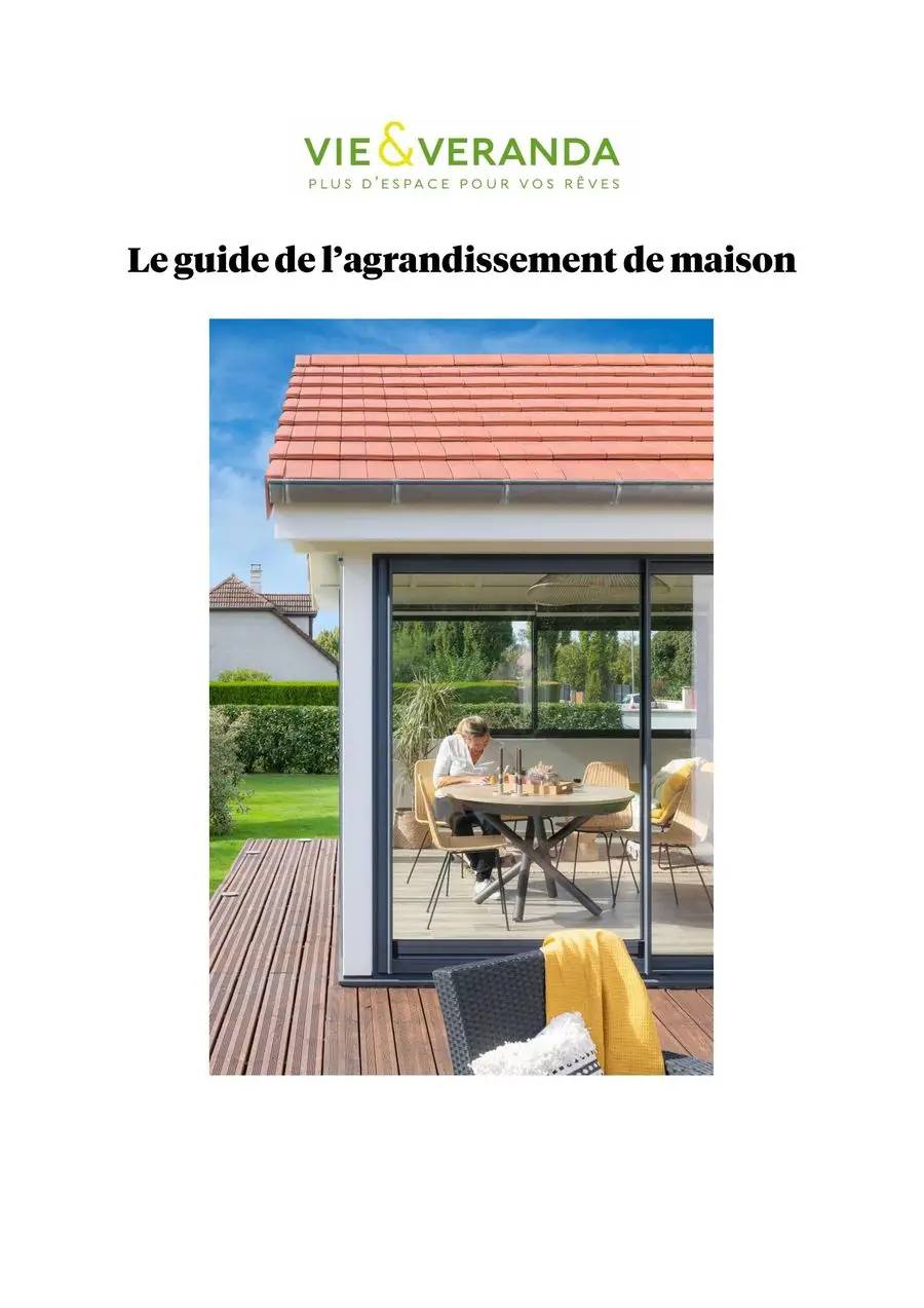 Le guide de l'agrandissement de maison