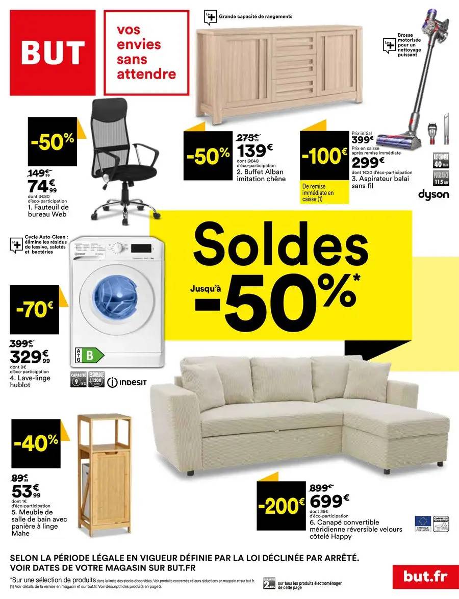 Soldes : jusqu'à -50%