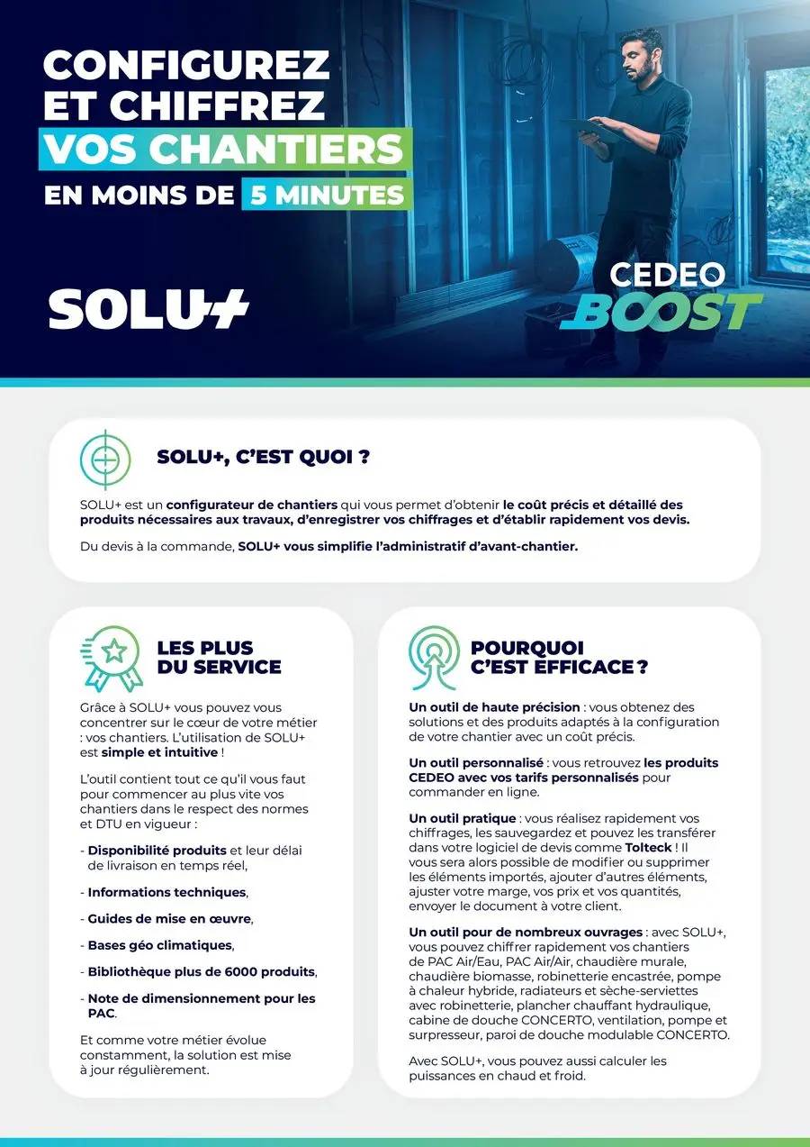 CONFIGUREZ ET CHIFFREZ VOS CHANTIERS EN MOINS DE 5 MINUTES