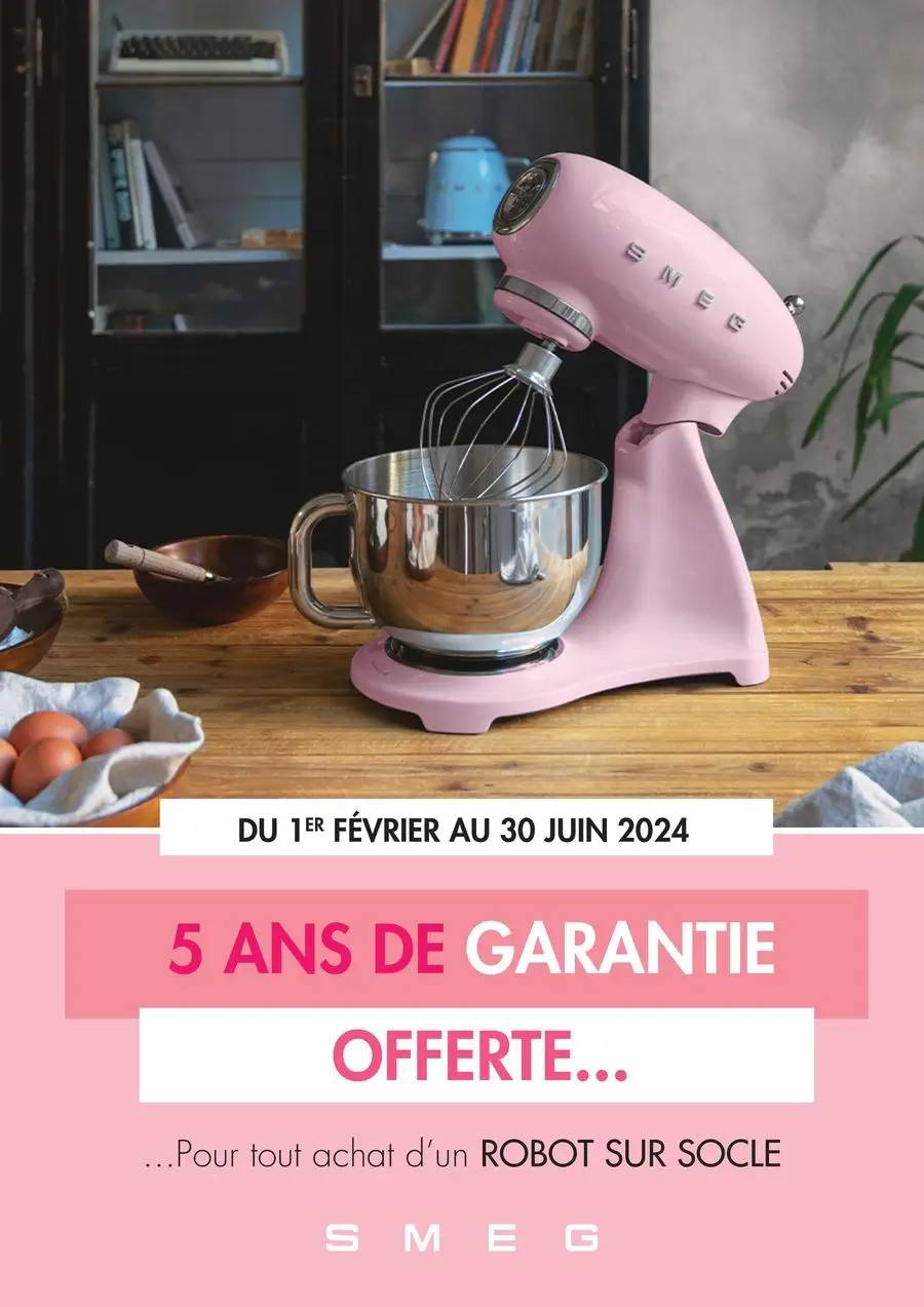 5 ans de garantie offerte