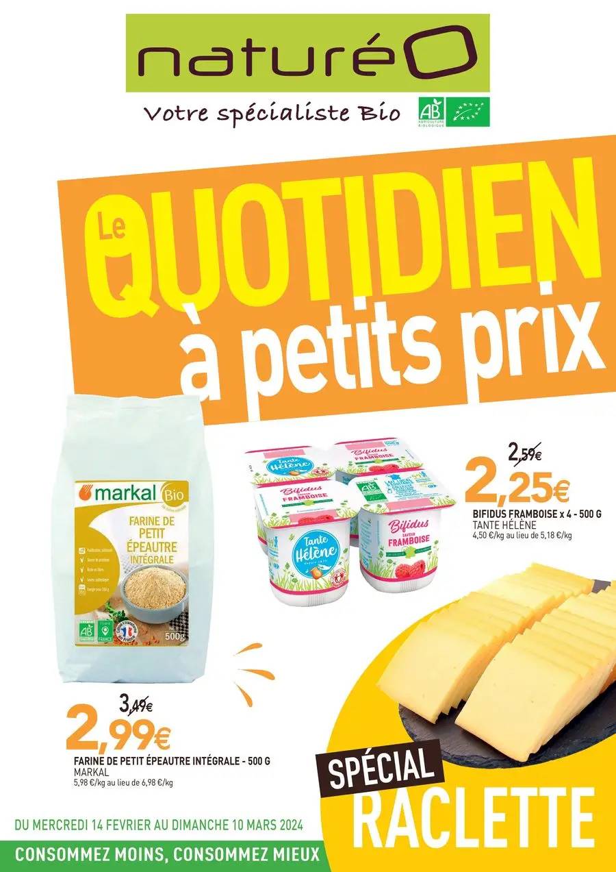 Le QUOTIDIEN à petits prix