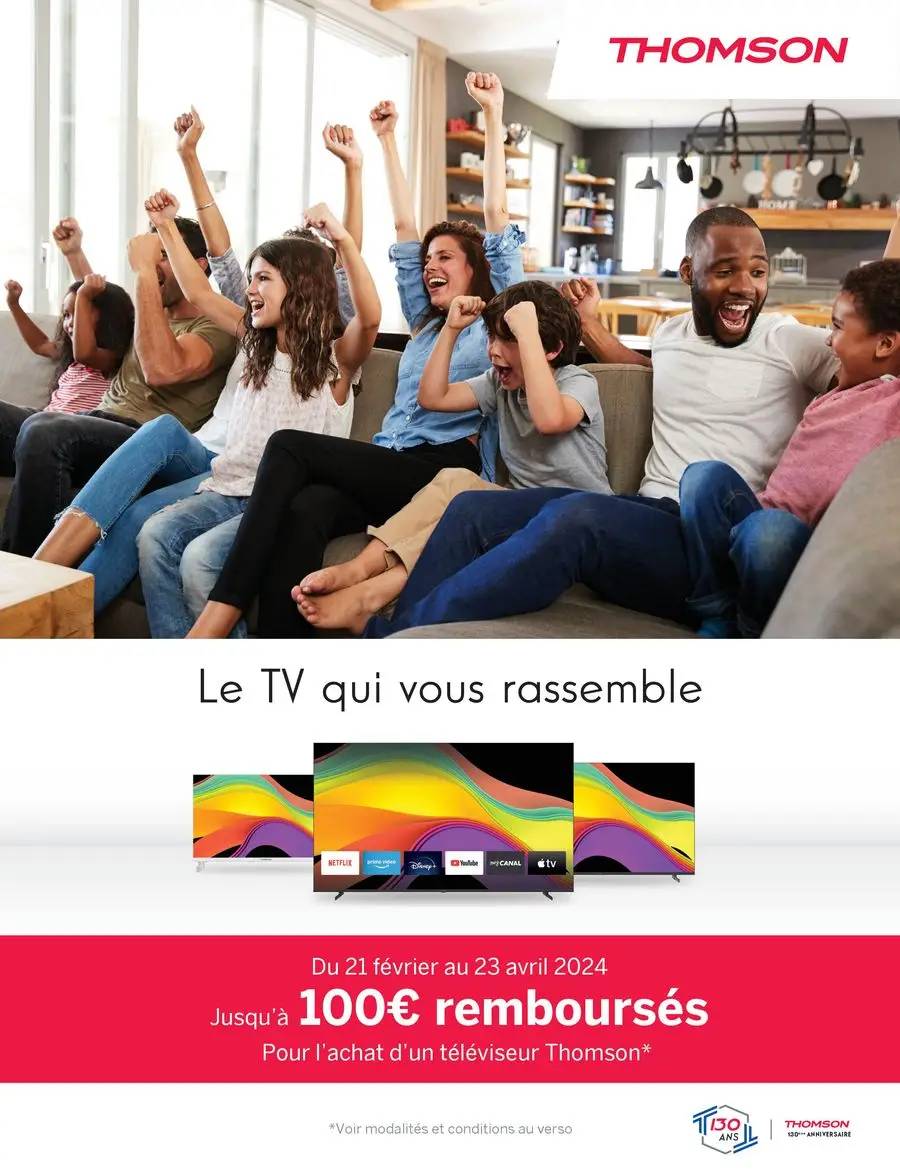 Jusqu'à 100€ remboursé