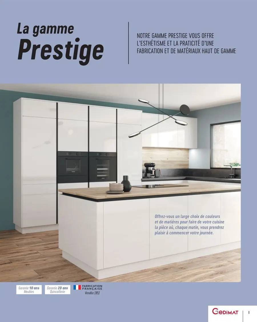 Catalogue Gedimat CUISINE PRESTIGE 2024