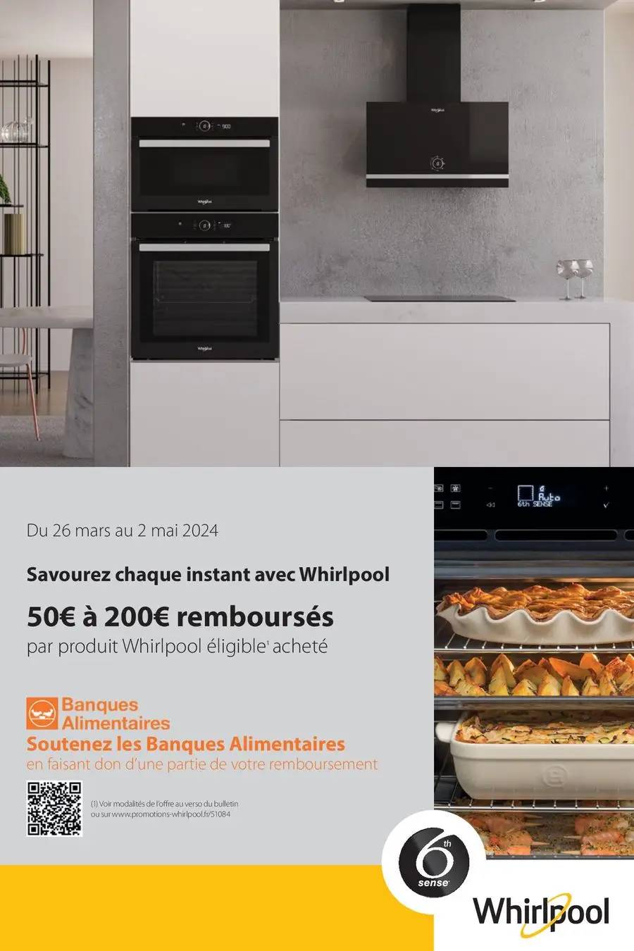  OFFRE WHIRLPOOL: JUSQU'À 200€ REMBOURSÉS !