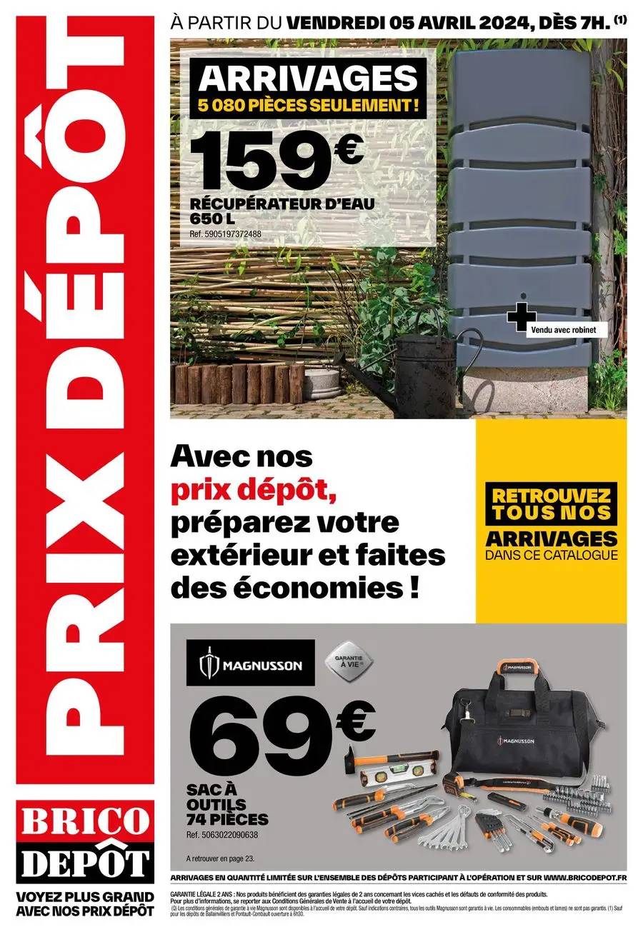 PRIX DÉPÔT