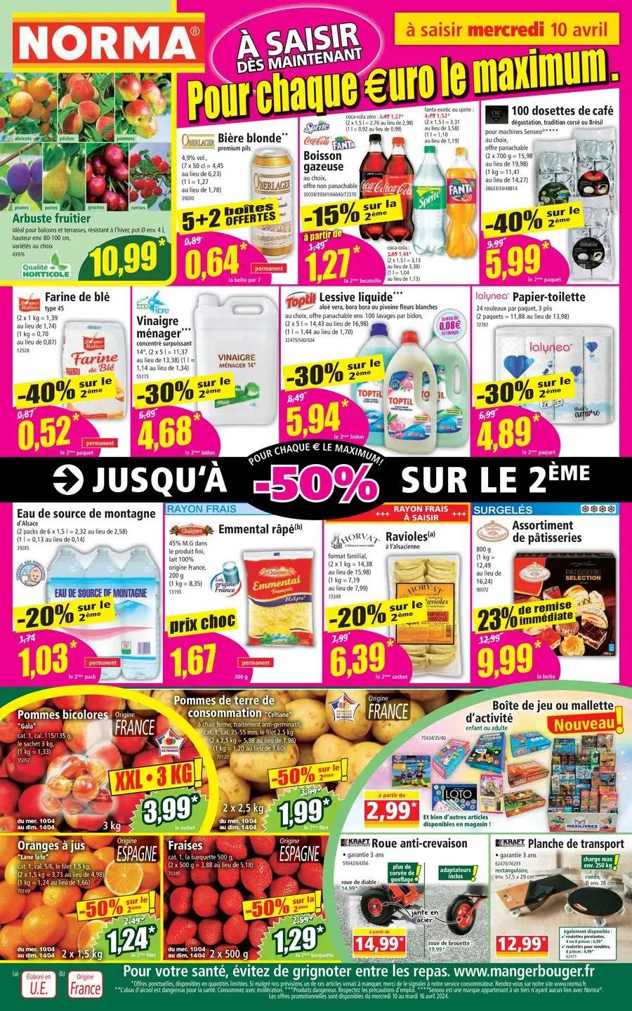 Jusqu'à -50% sur le 2 eme