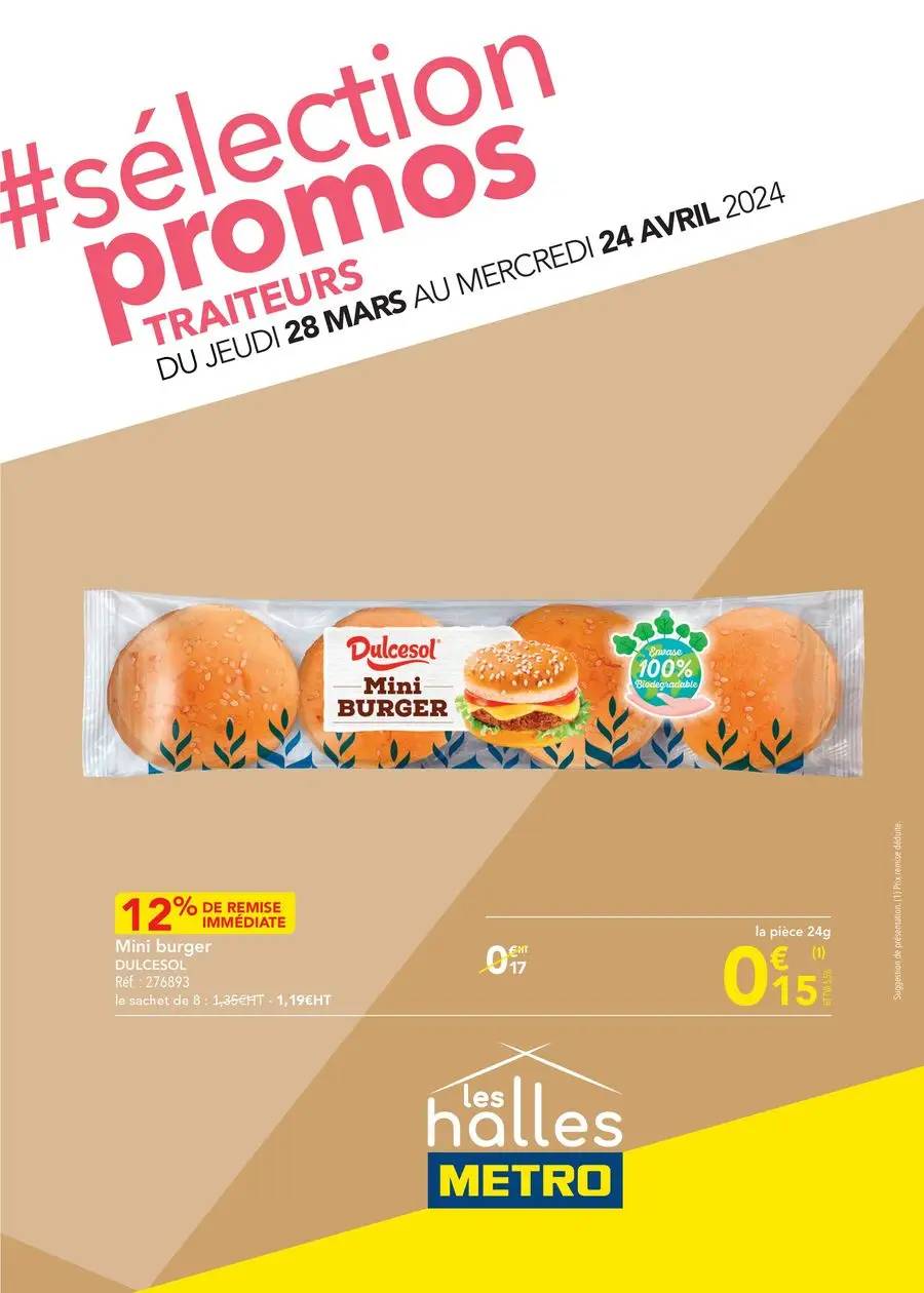 Sélection promos traiteurs 