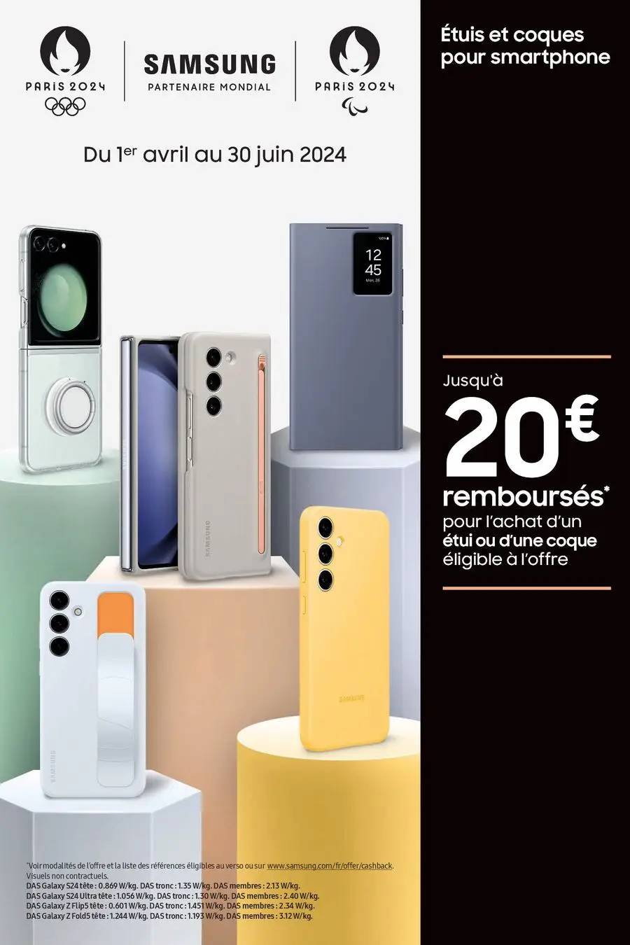 JUSQU'À 20€ REMBOURSÉS PAR SAMSUNG