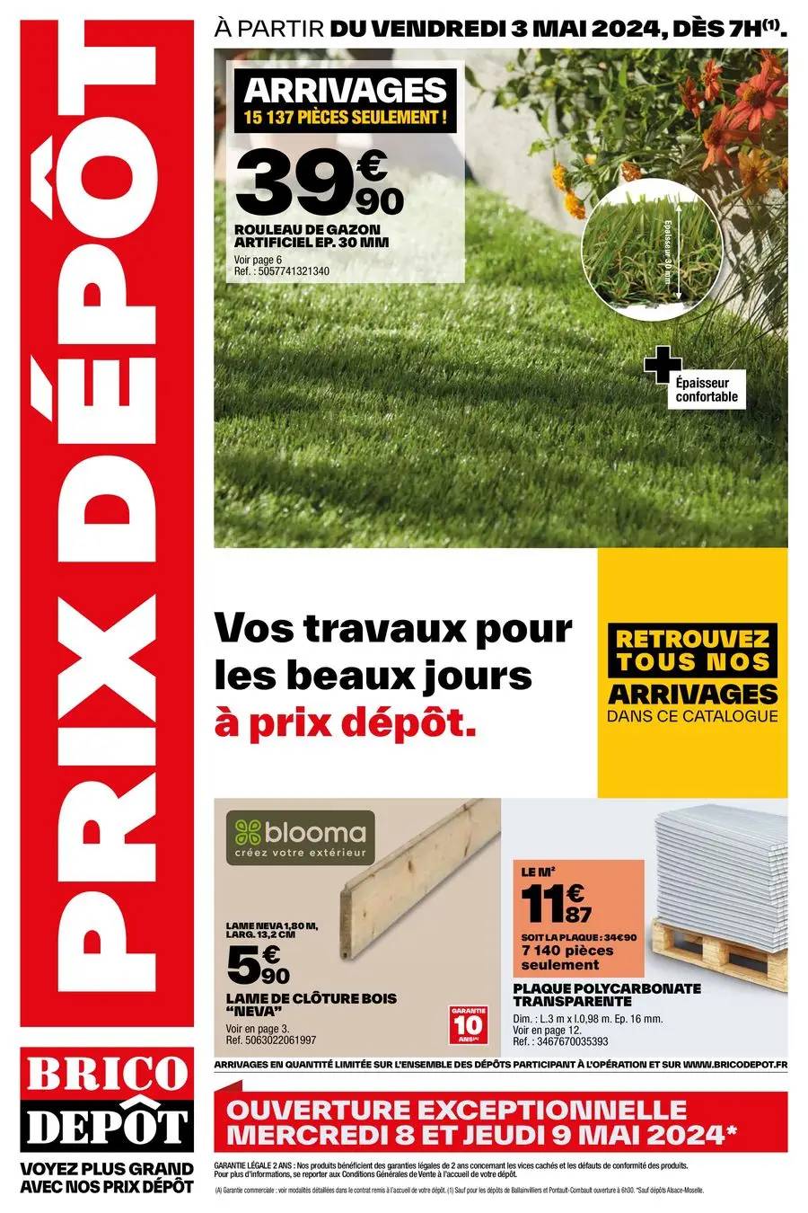 PRIX DÉPÔT