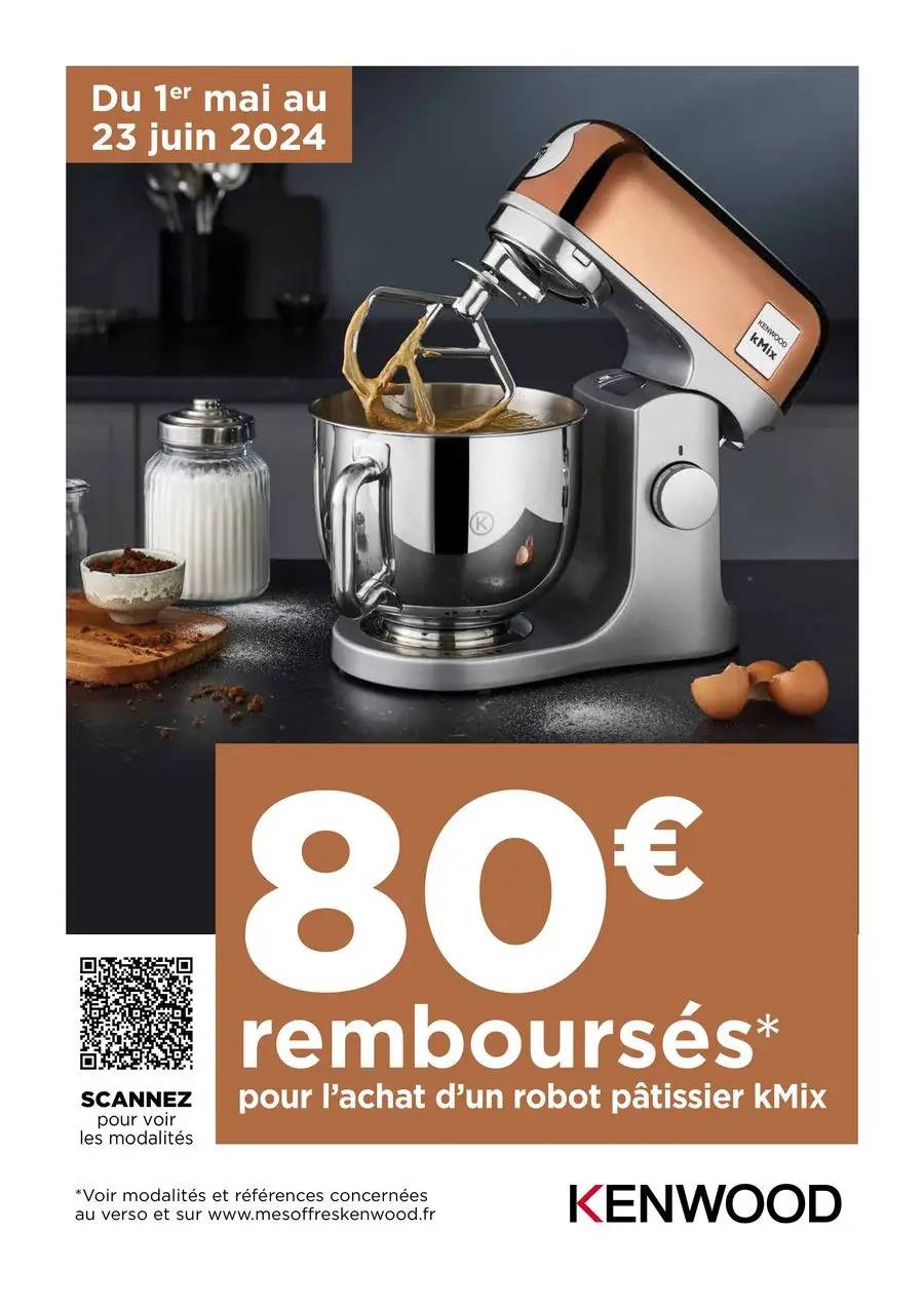 OFFRE KENWOOD: 80€ REMBOURSÉS!