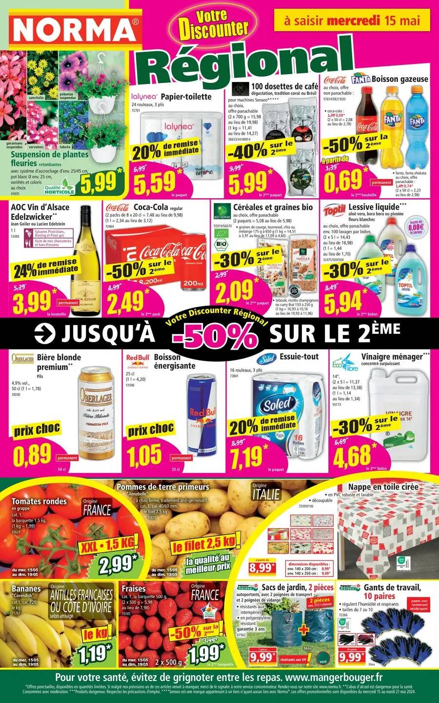 JUSQU‘À -50% SUR LE 2ÈME