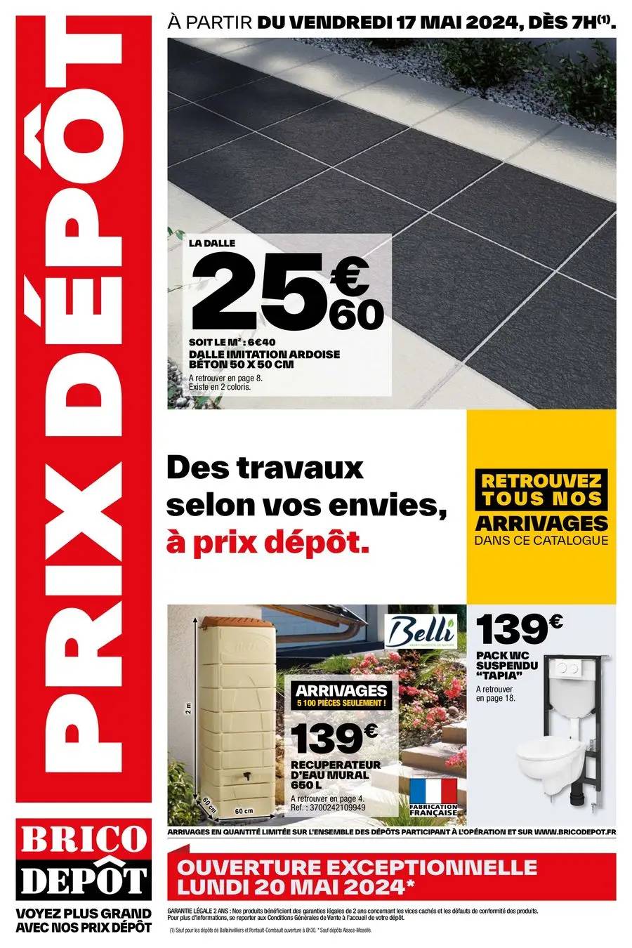 PRIX DÉPÔT