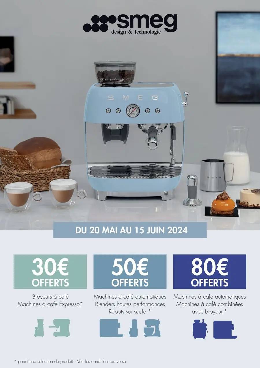 OFFRE SMEG: 50€ REMBOURSÉS