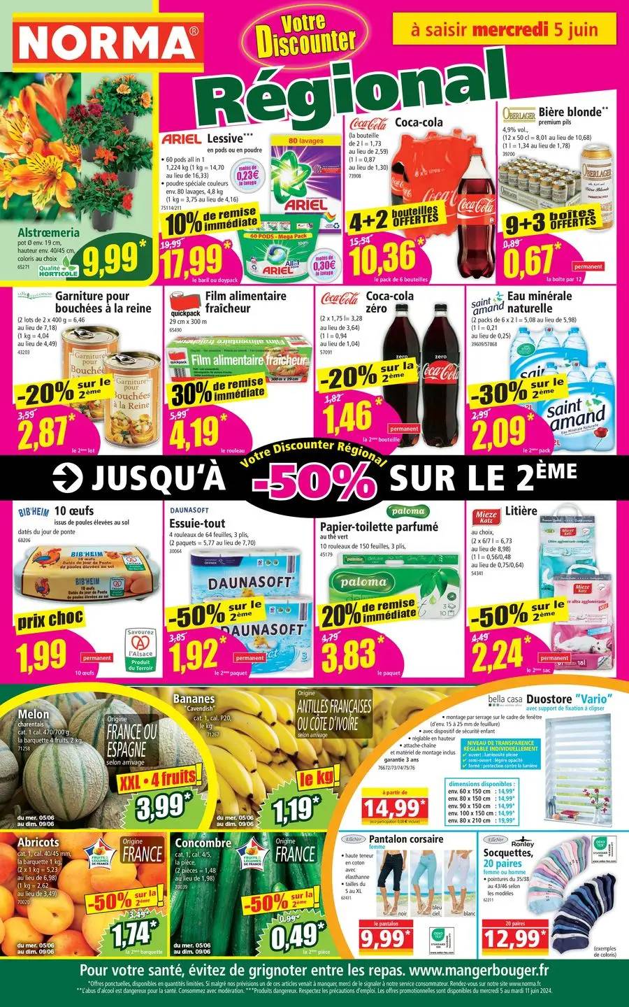 JUSQU‘À -50% SUR LE 2ÈME