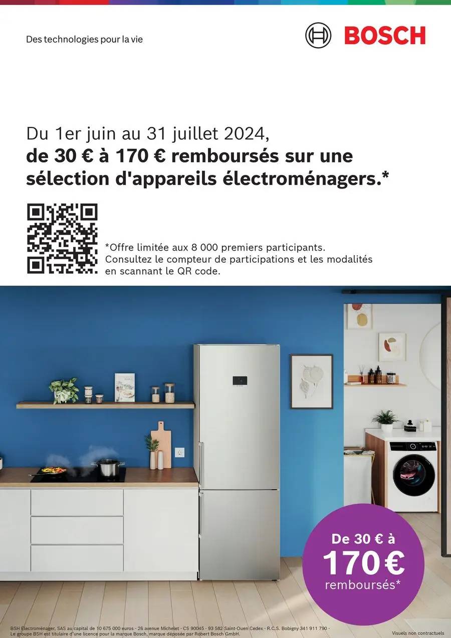  OFFRE BOSCH: JUSQU'À 170€ REMBOURSÉS !