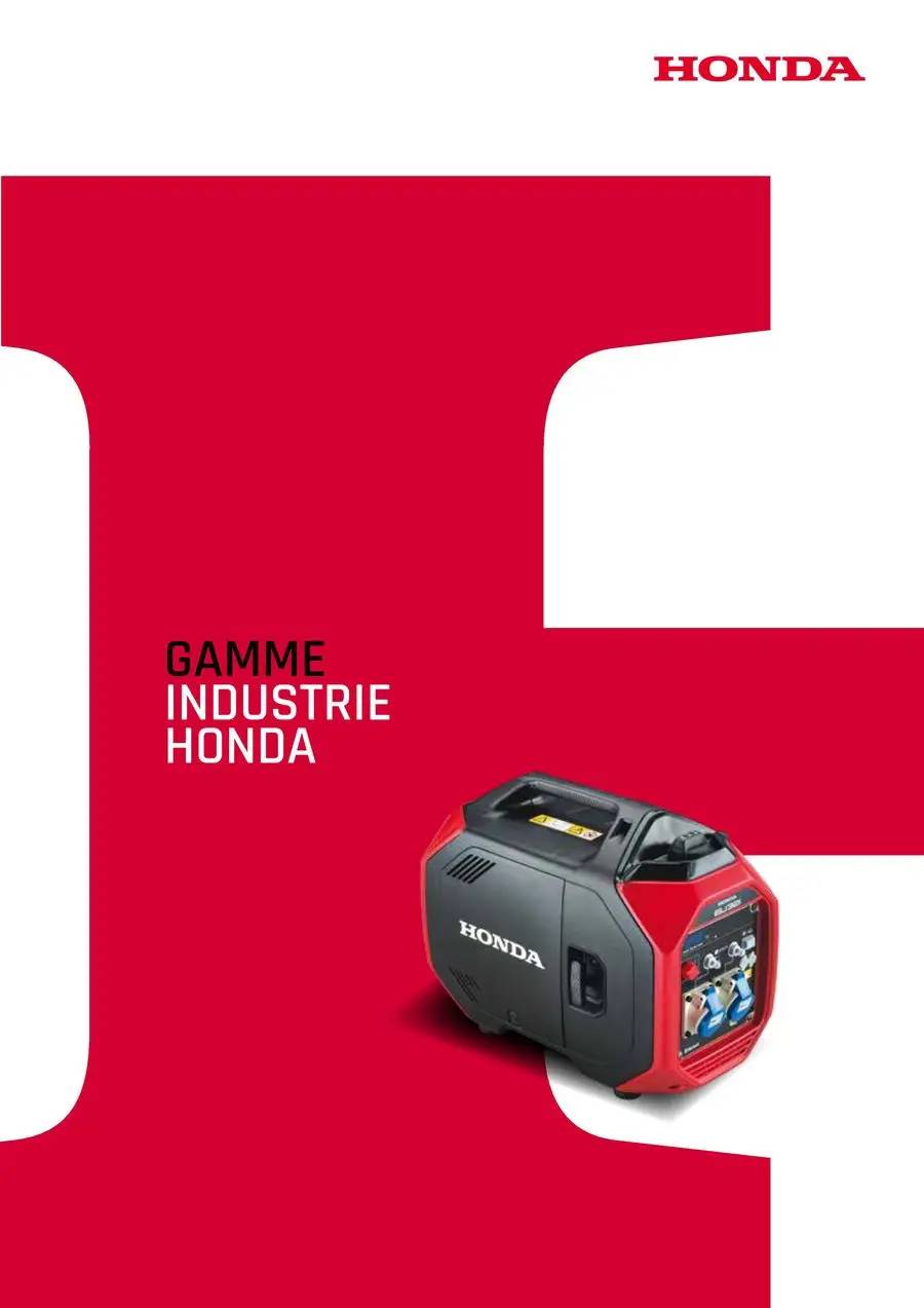 GAMME INDUSTRIE HONDA