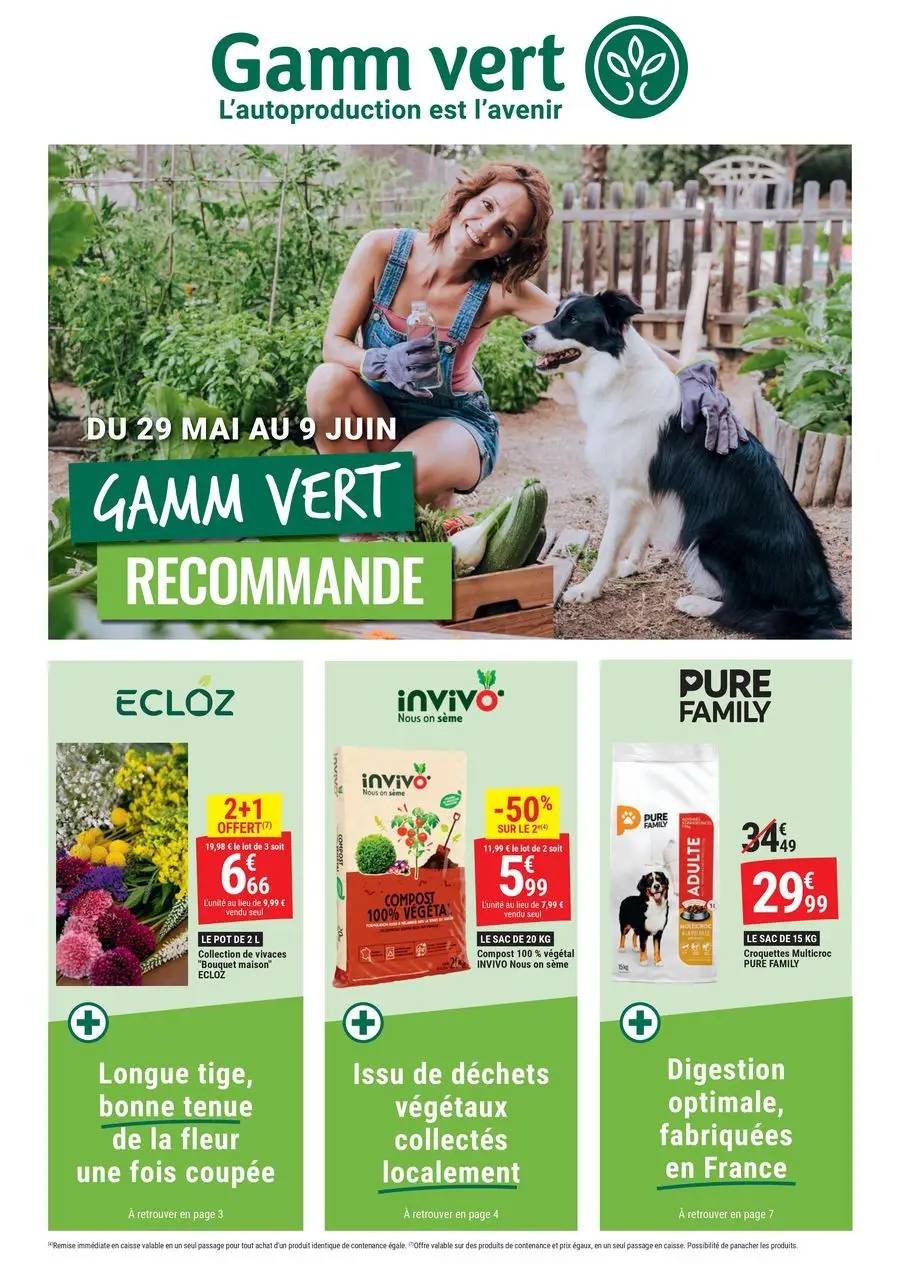 Gamm vert recommande