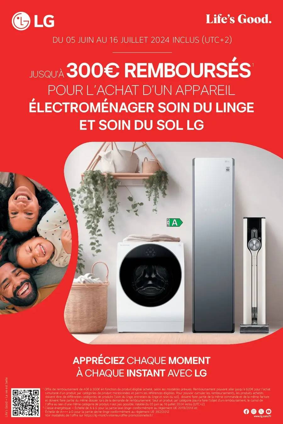 OFFRE LG : JUSQU'À 300€ REMBOURSÉS !