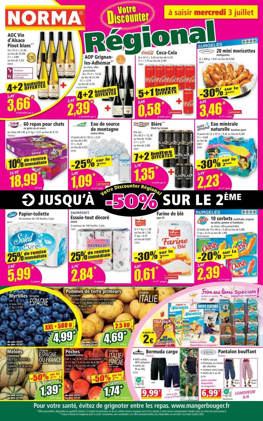 JUSQU‘À -50% SUR LE 2ÈME