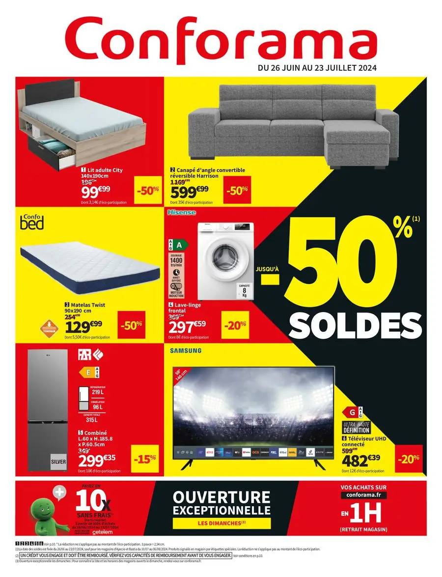 Jusqu'à -50% Soldes