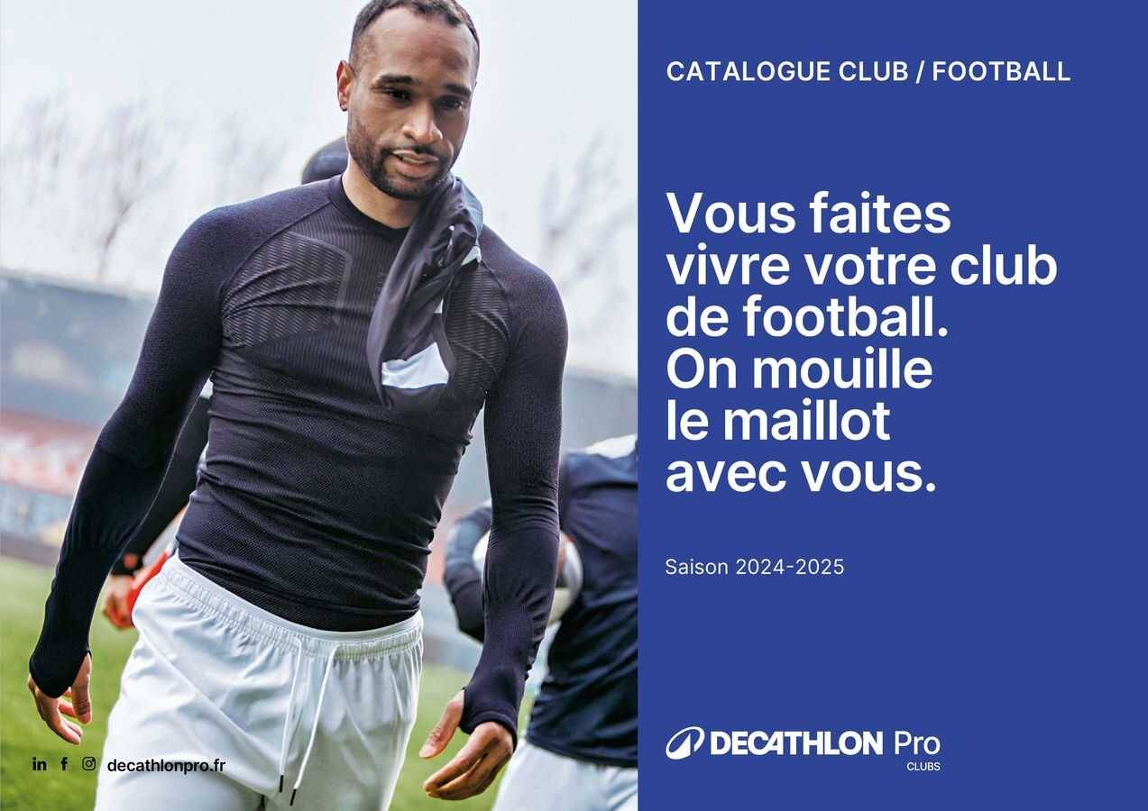 Vous faites vivre votre club de football. On mouille le maillot avec vous.