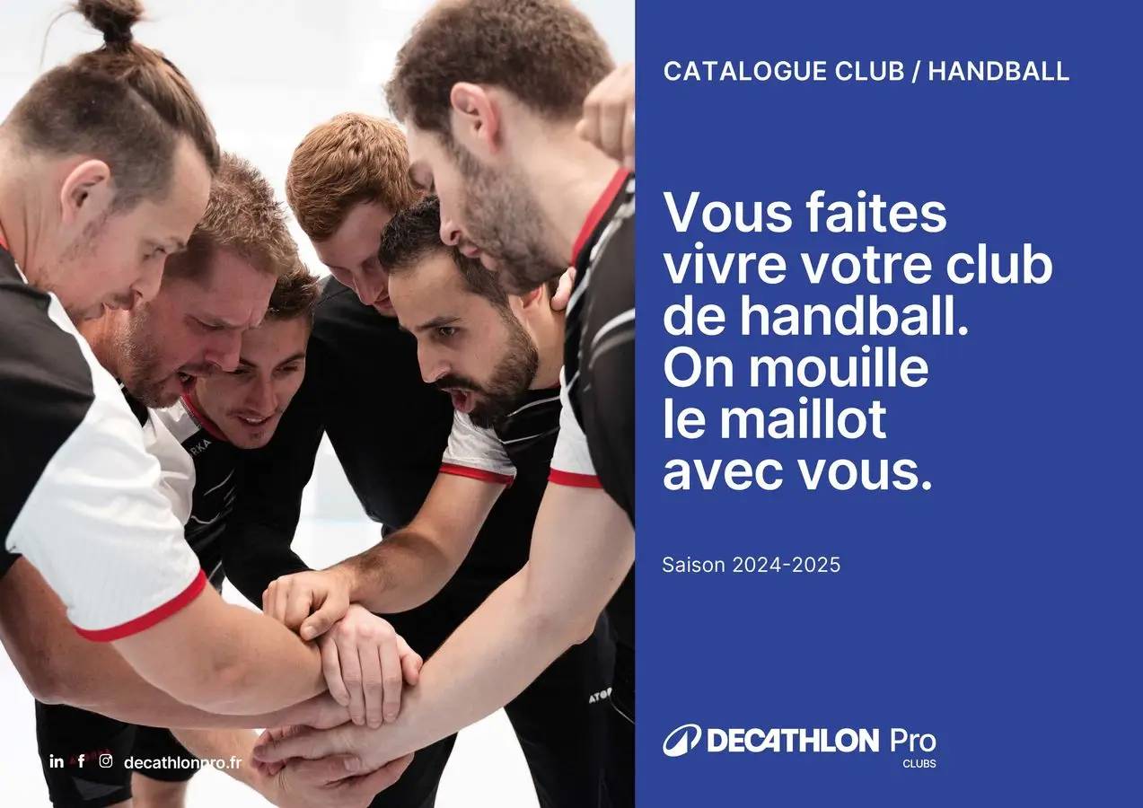 Vous faites vivre votre club de handball. On mouille le maillot avec vous.