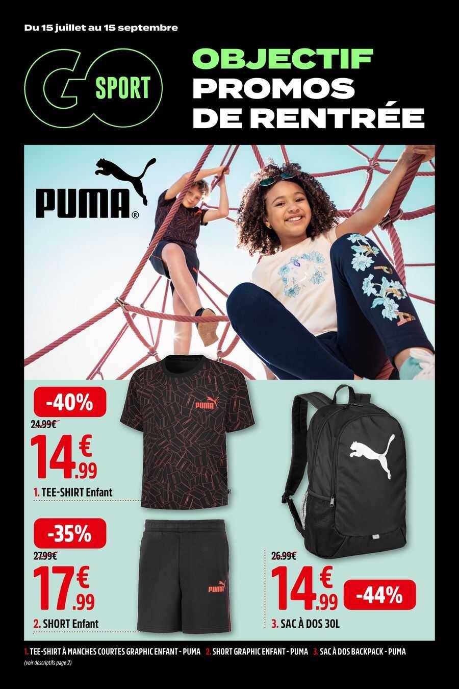 OBJECTIF PROMOS DE RENTRÉE