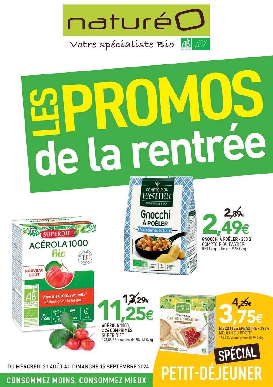 Les promos de la rentrée