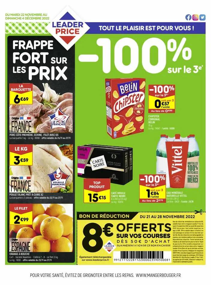 -100% sur le 3e